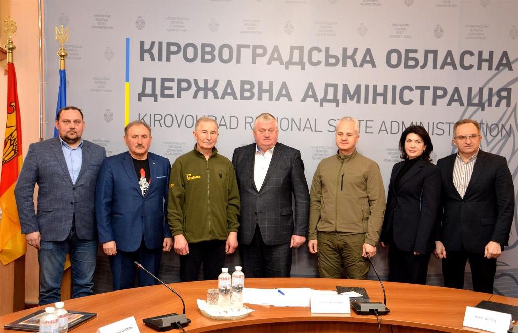 Голова Кіровоградської обласної ради Юрій Дрозд зустрівся з керівником Федерації профспілок України