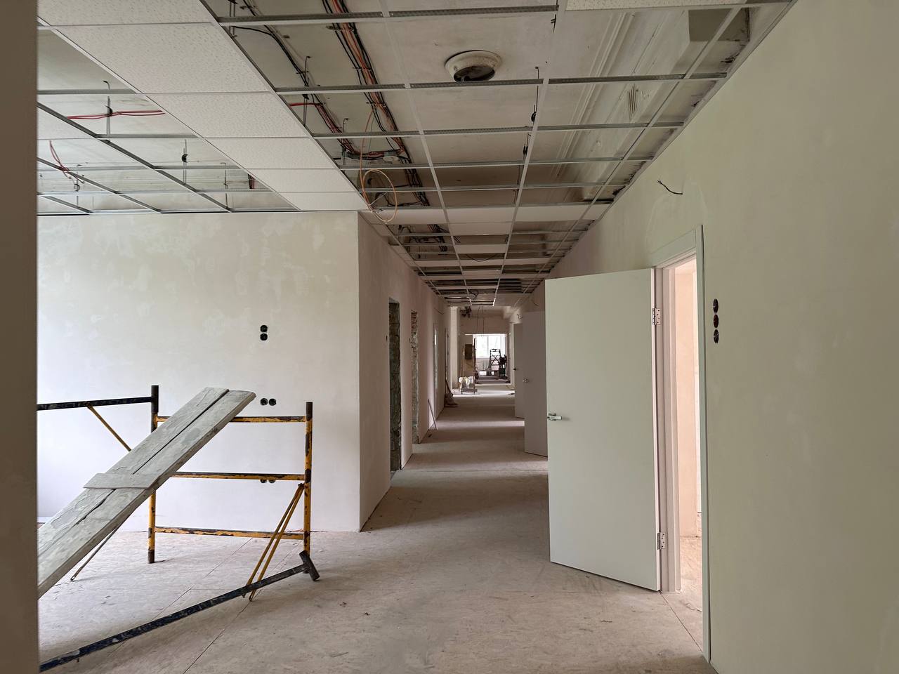 В Олександрії продовжать реконструкцію педіатричного відділення дитячої міської лікарні