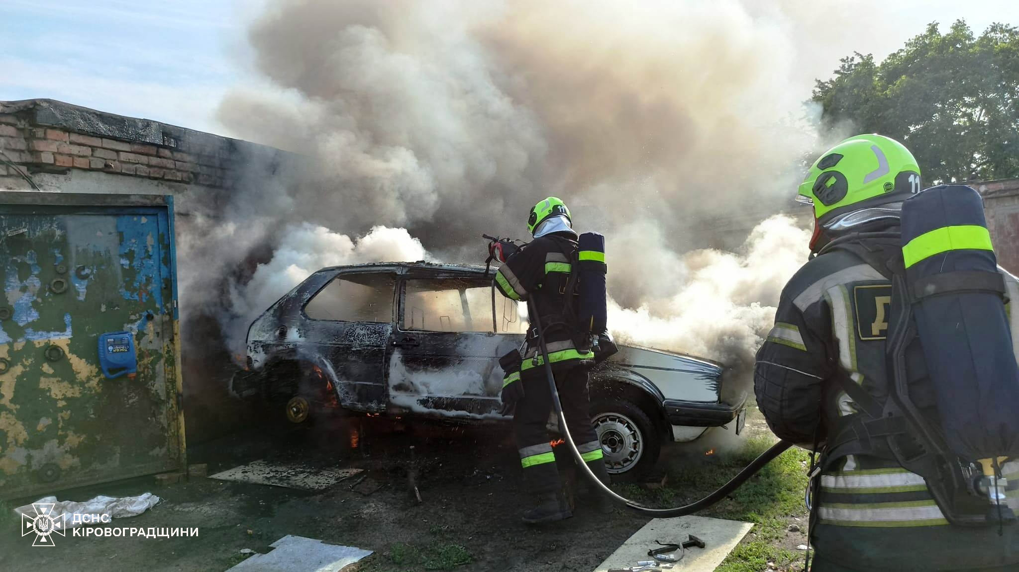 На Кіровоградщині під час пожежі постраждав чоловік