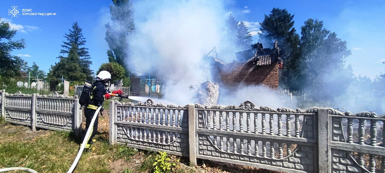 В трьох громадах на Кiровоградщинi горiли будинки