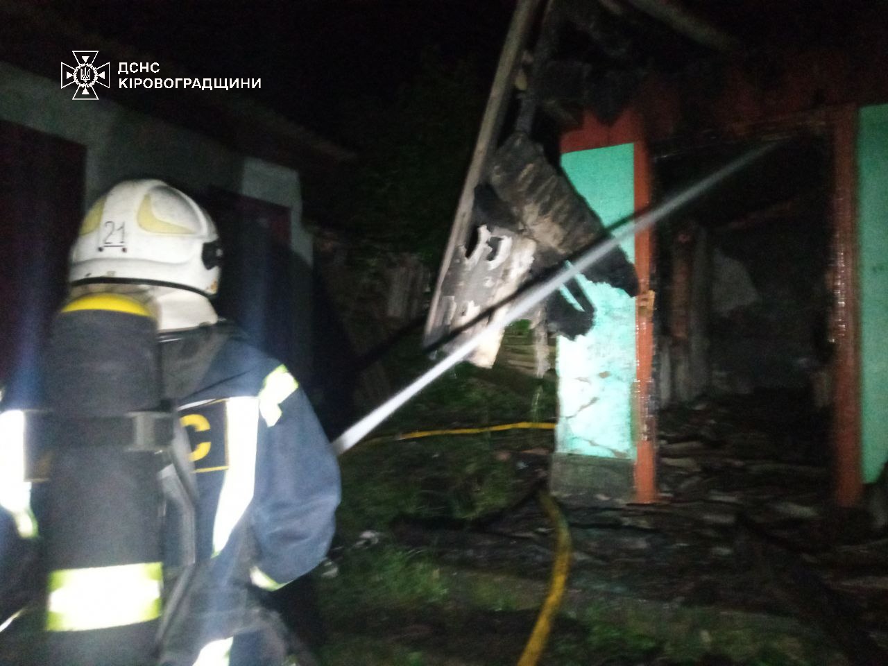 На Кіровоградщині горів приватний будинок