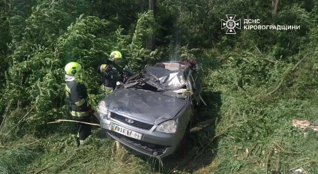 У ДТП на Кіровоградщині загинули двоє людей