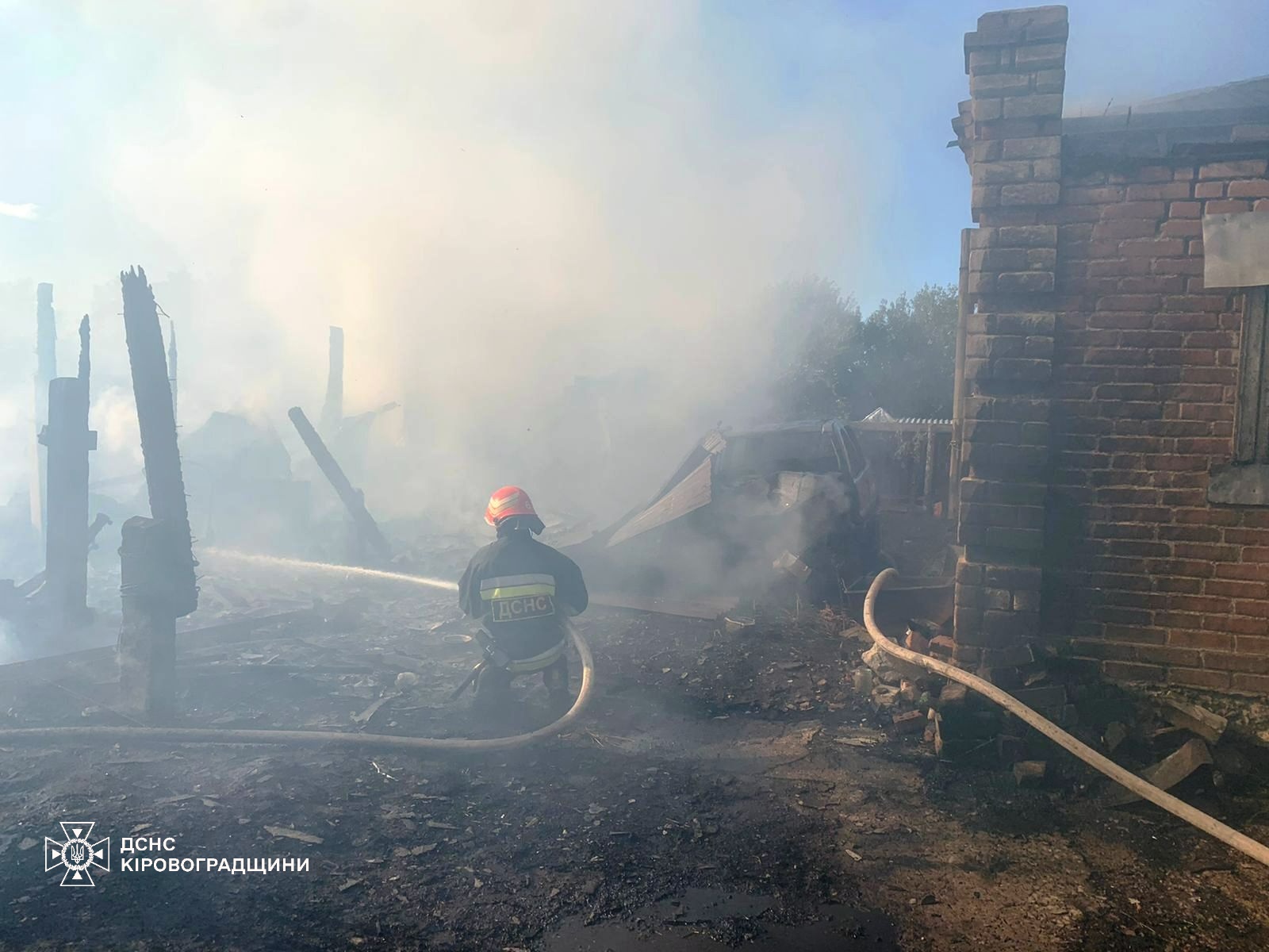 На Кіровоградщині горіли два будинки