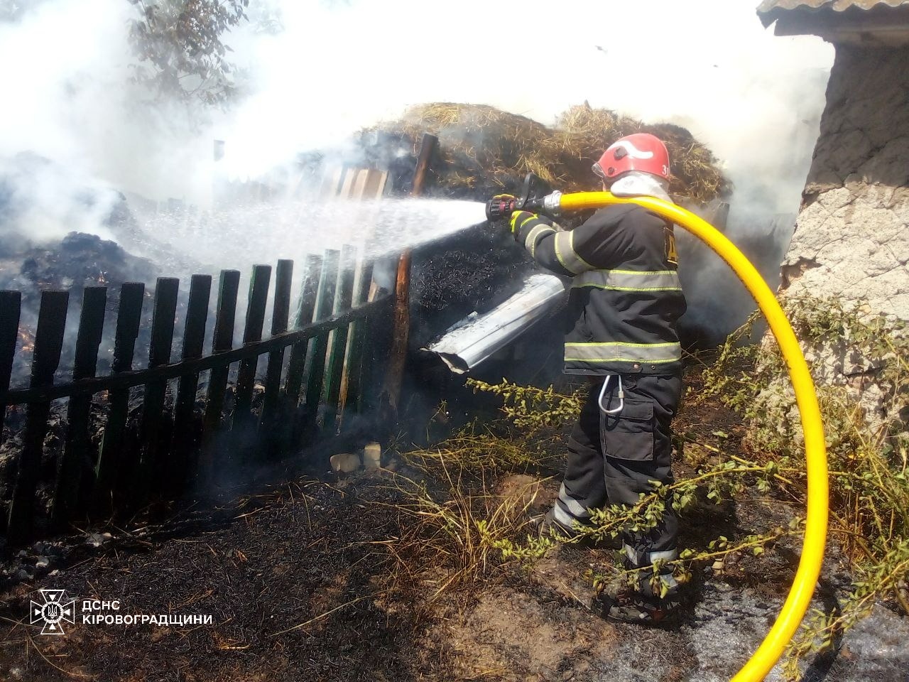 Три пожежі загасили на території Кіровоградщини