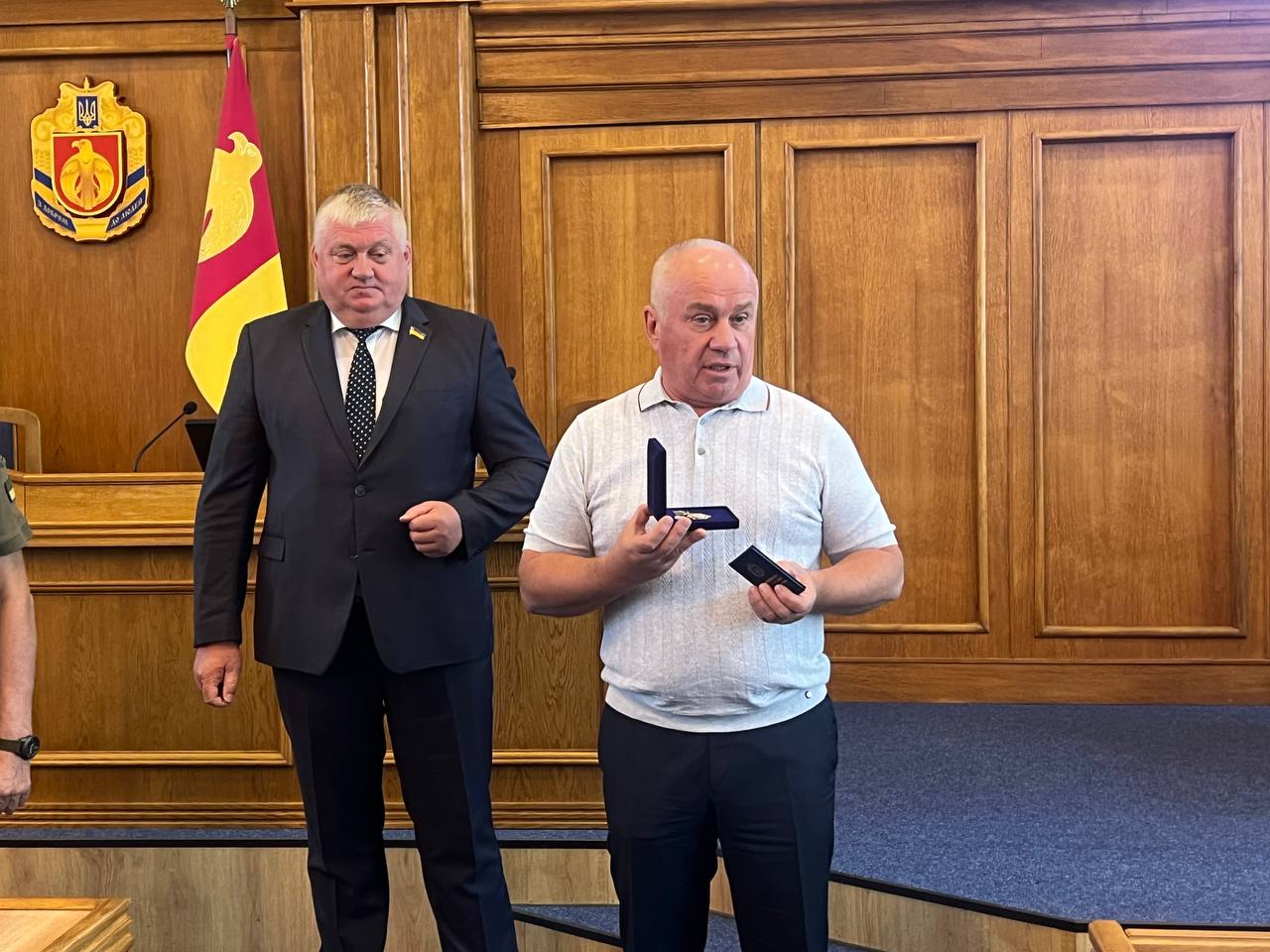 Депутата обласної ради Олександра Чорноiваненка нагородили вiдзнакою за «Заслуги» II ступеня