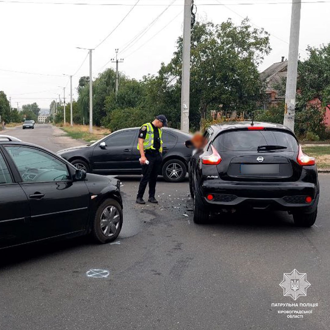 У Кропивницькому водії не змогли поділити перехрестя