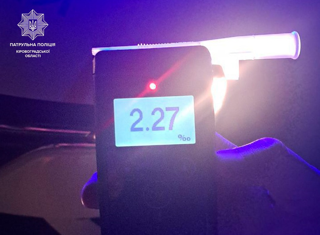 У Кропивницькому районі зловили п’яного мотоцикліста