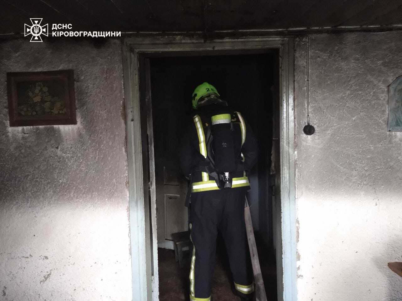 У пожежі на Кіровоградщині загинула людина