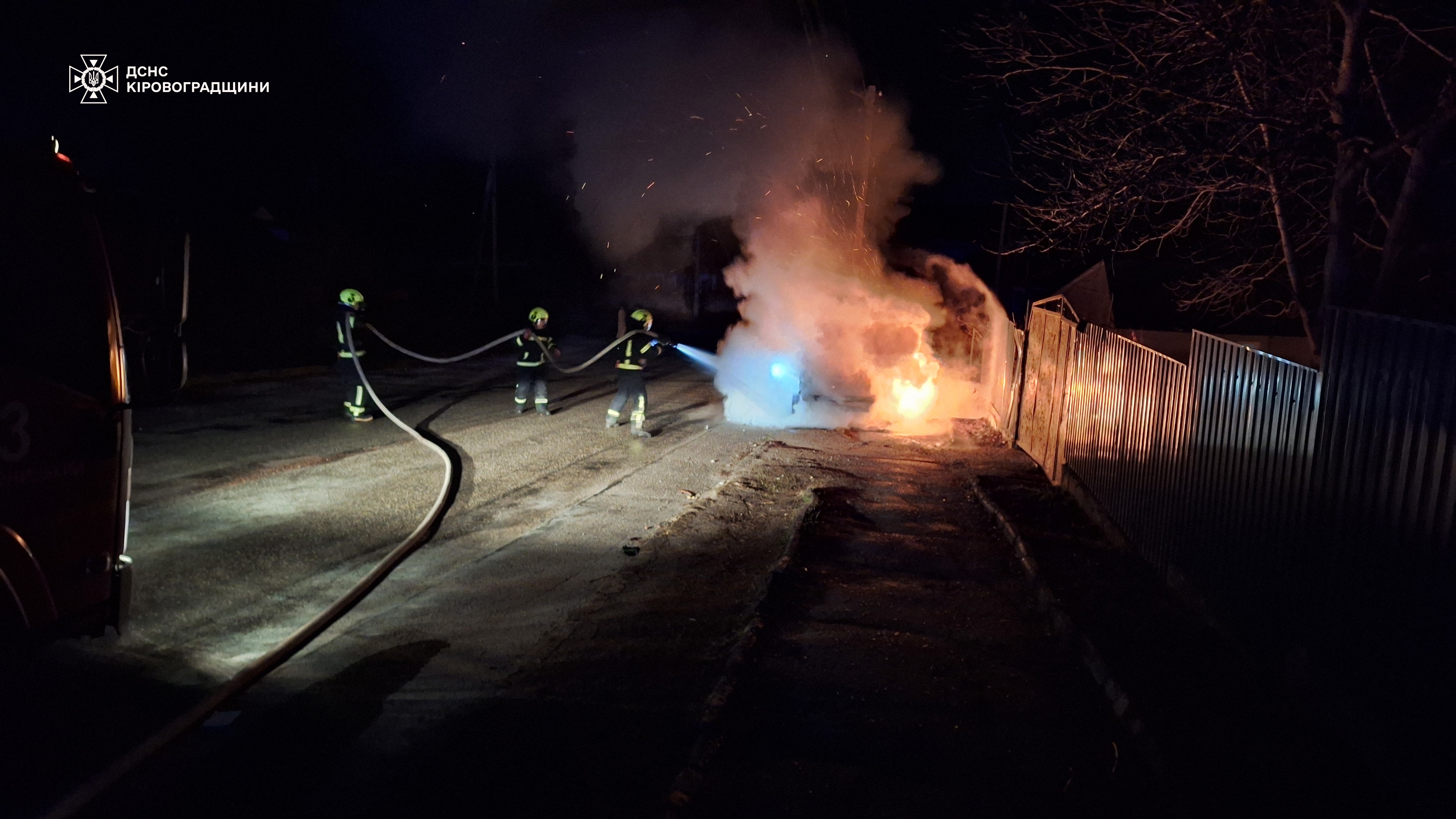 На Кiровоградщинi горiв Land Rover Discovery