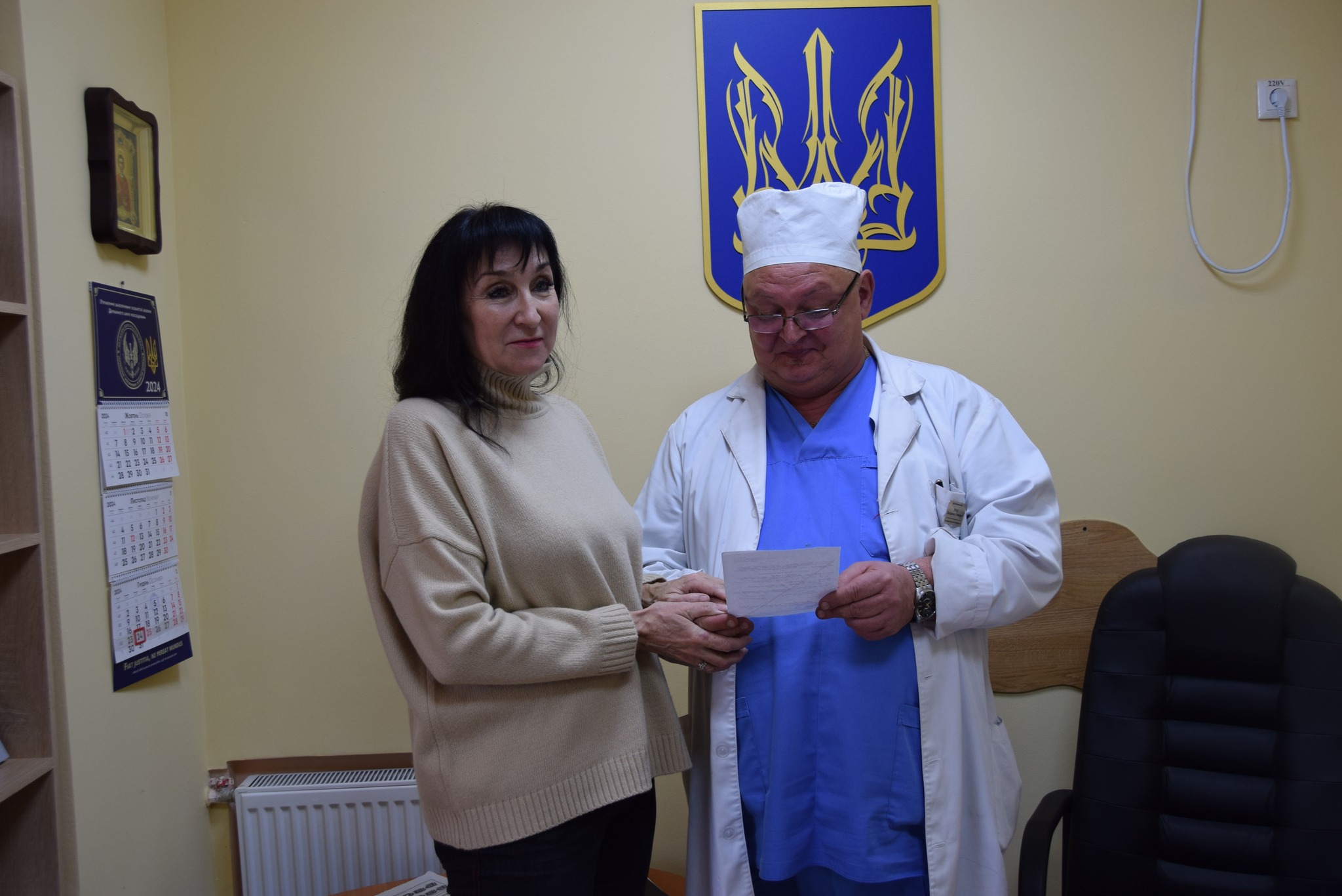 Напередоднi Рiздва лiкарю на Кiровоградщині вручили ордер на житло