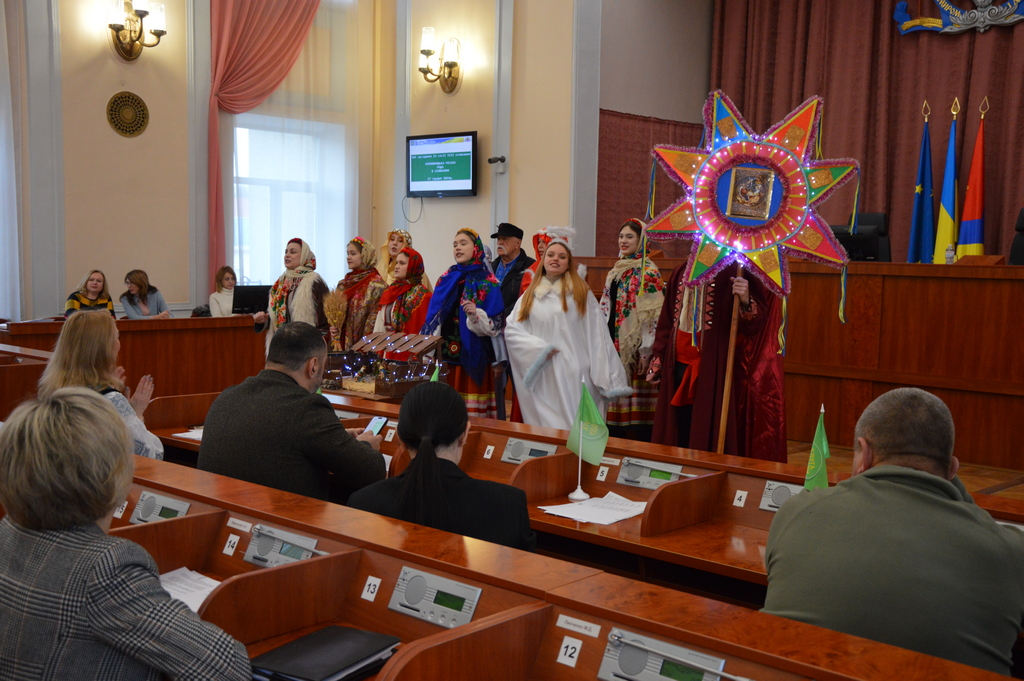 До Кропивницької міськради завітав вертеп