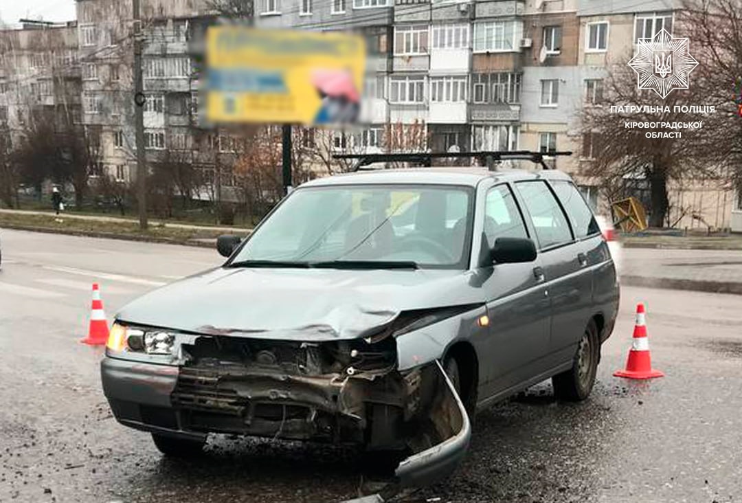 У Кропивницькому не розминулися два ВАЗи