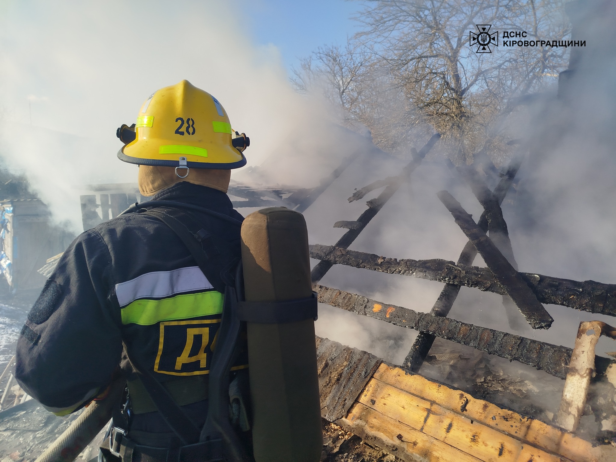 На Кiровоградщинi горiв приватний будинок