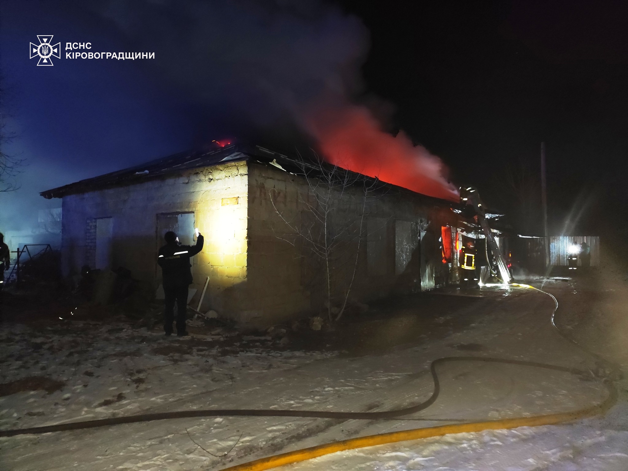 Пiд час пожежi на Кiровоградщинi знайшли тiло чоловiка
