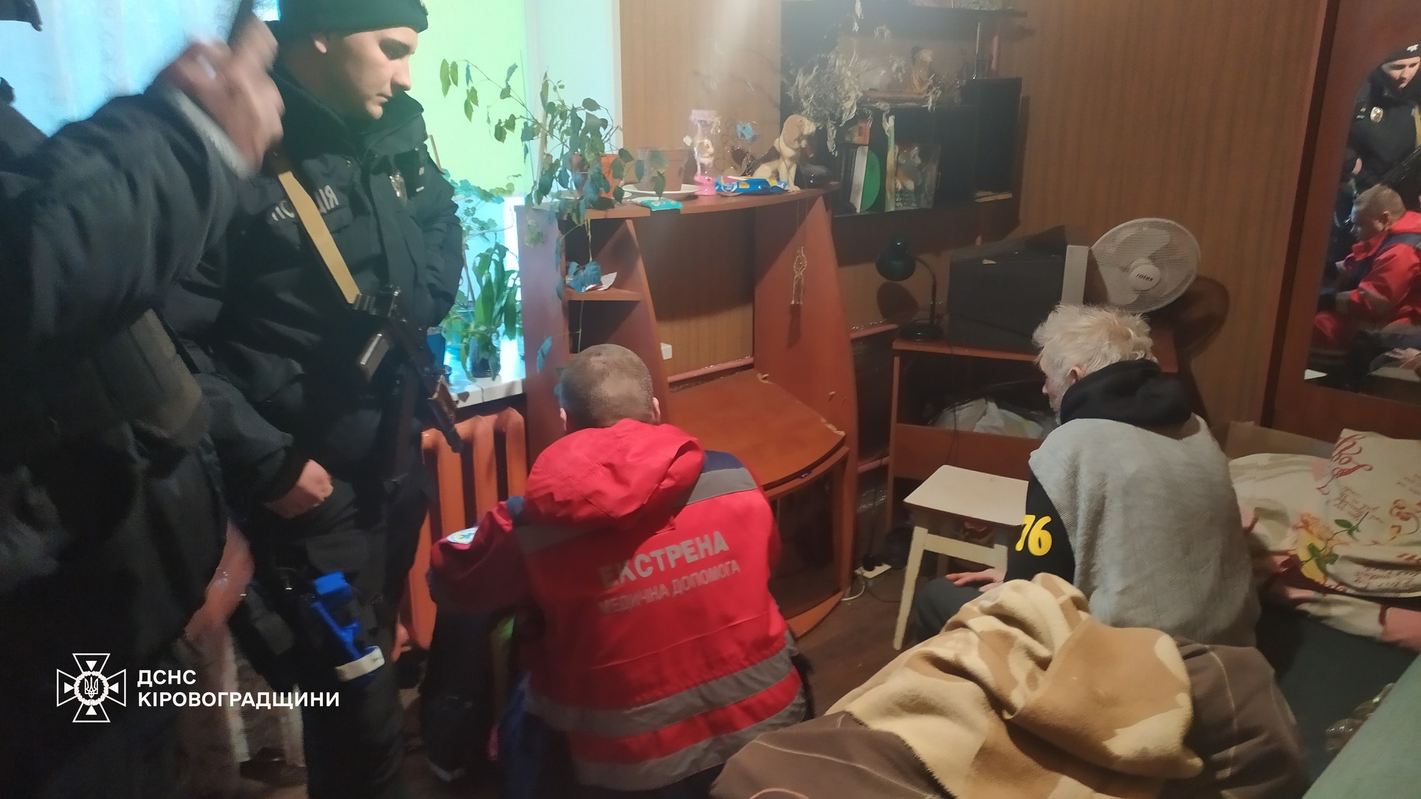 Безпорадному жителю Кiровоградщини допомогли рятувальники
