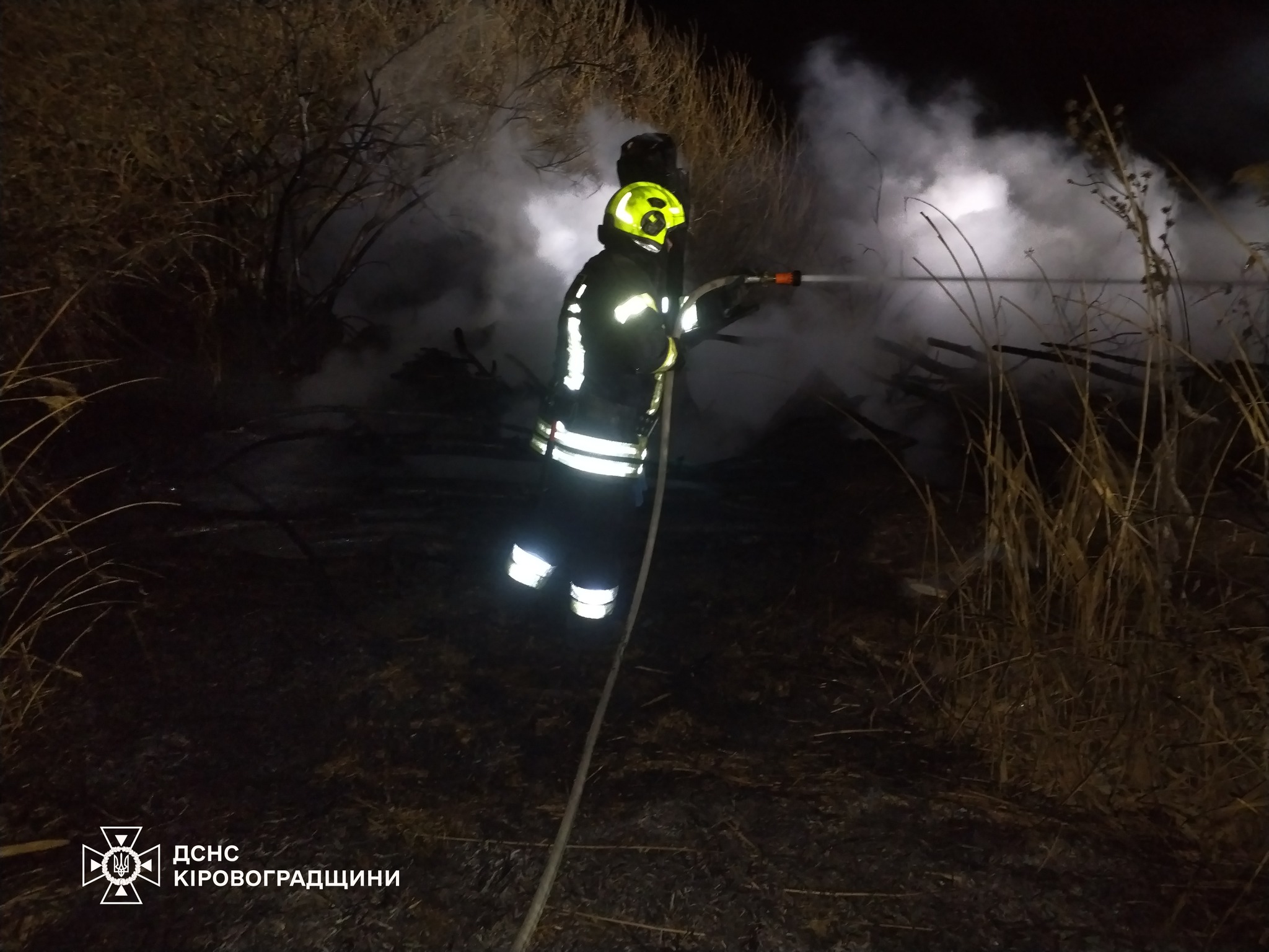 На Кiровоградщинi дев’ять разiв викликали пожежникiв