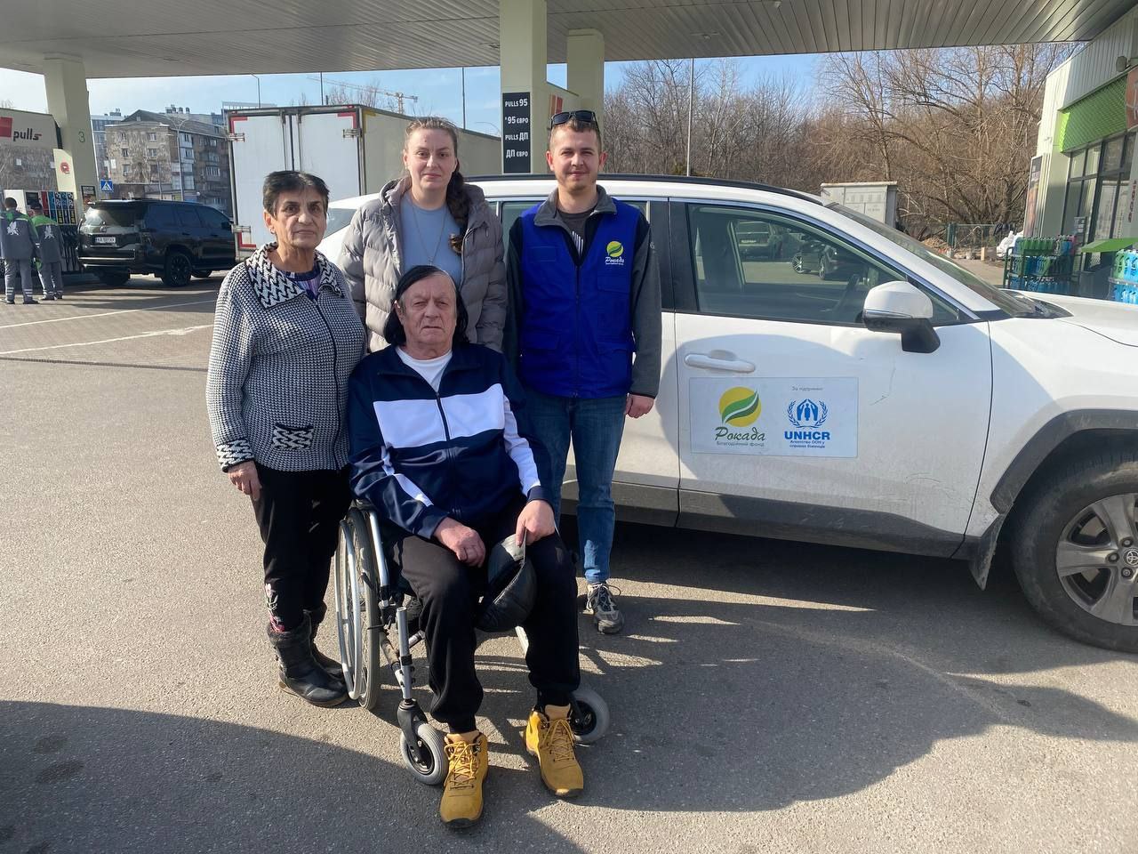 Літня пара з окупованої Каховки змогла об‘єднатися з родиною в Кропивницькому