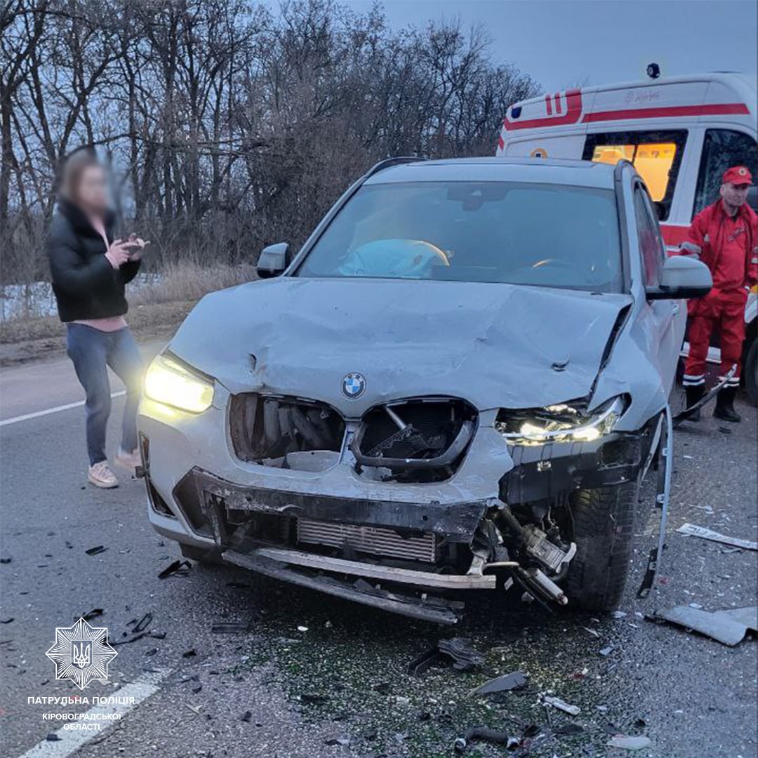У Кропивницькому районі водійка BMW  спричинила ДТП