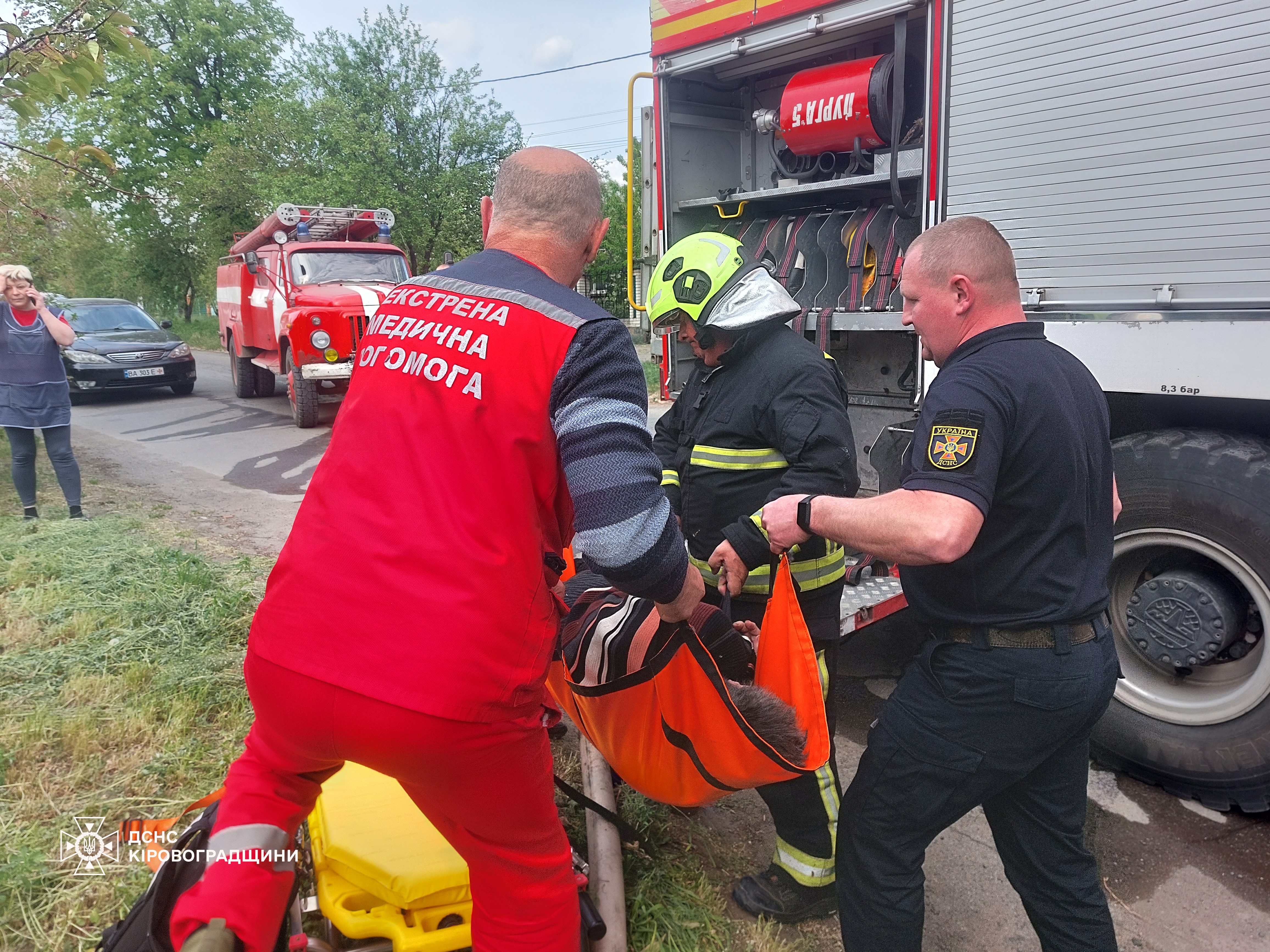 На Кіровоградщині під час пожежі у будинку одна жінка отримала травми, інша – загинула