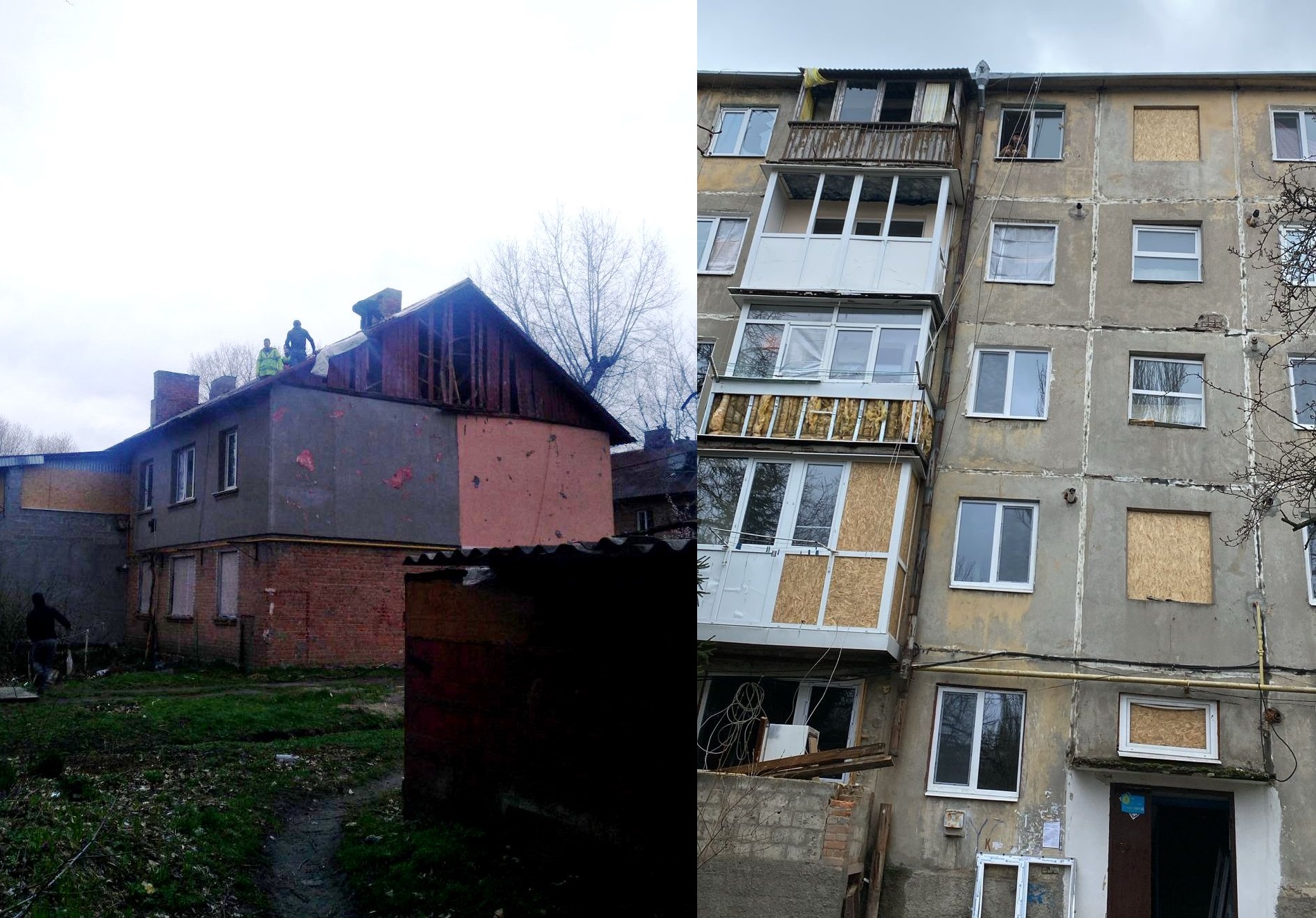 У Кропивницькому зросла кількість адрес будинків  пошкоджених внаслідок шахедної атаки