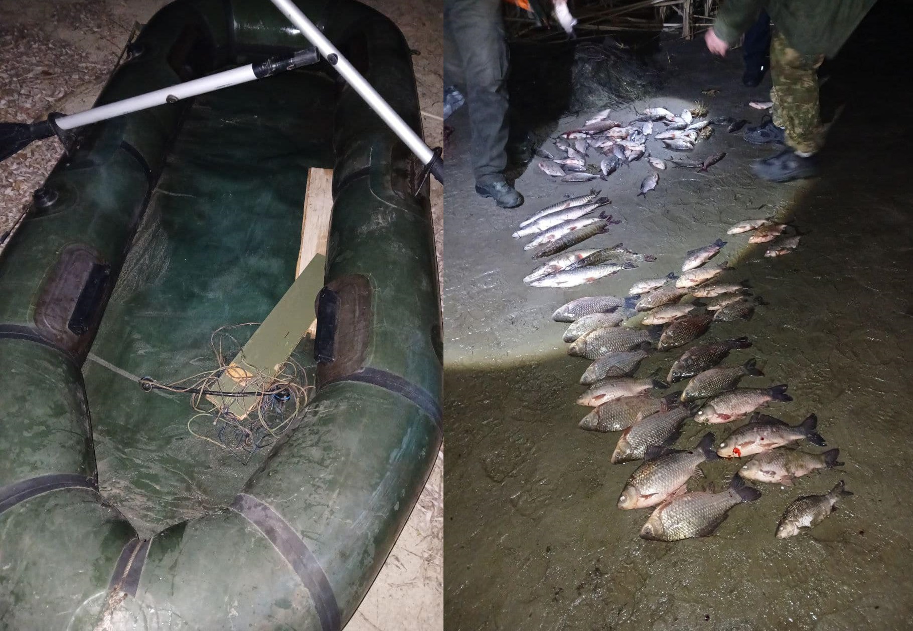 На Кіровоградщині знову затримали любителя риболовлі з сітками