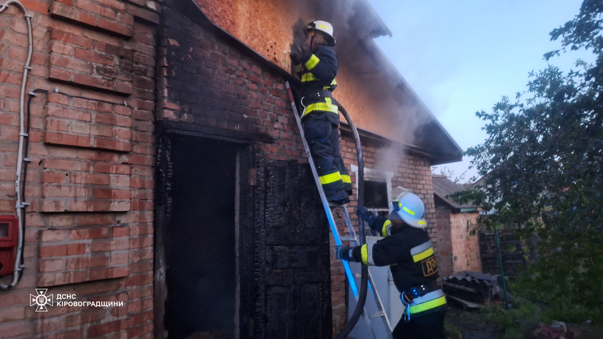 У пожежi на Кiровоградщинi травмувався чоловiк