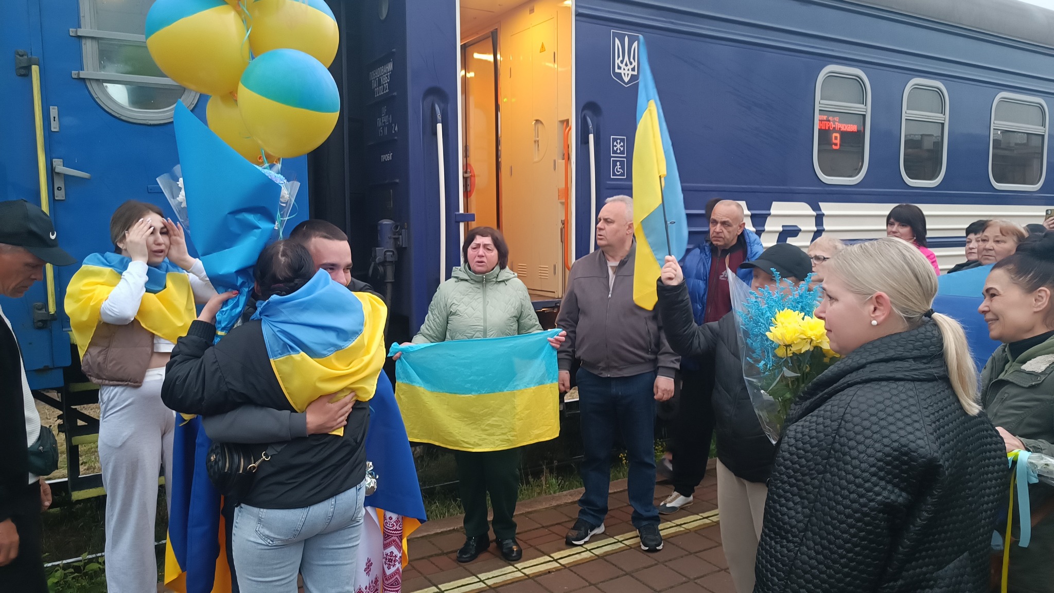 У Знам’янці зустріли звільненого з полону захисника Маріуполя