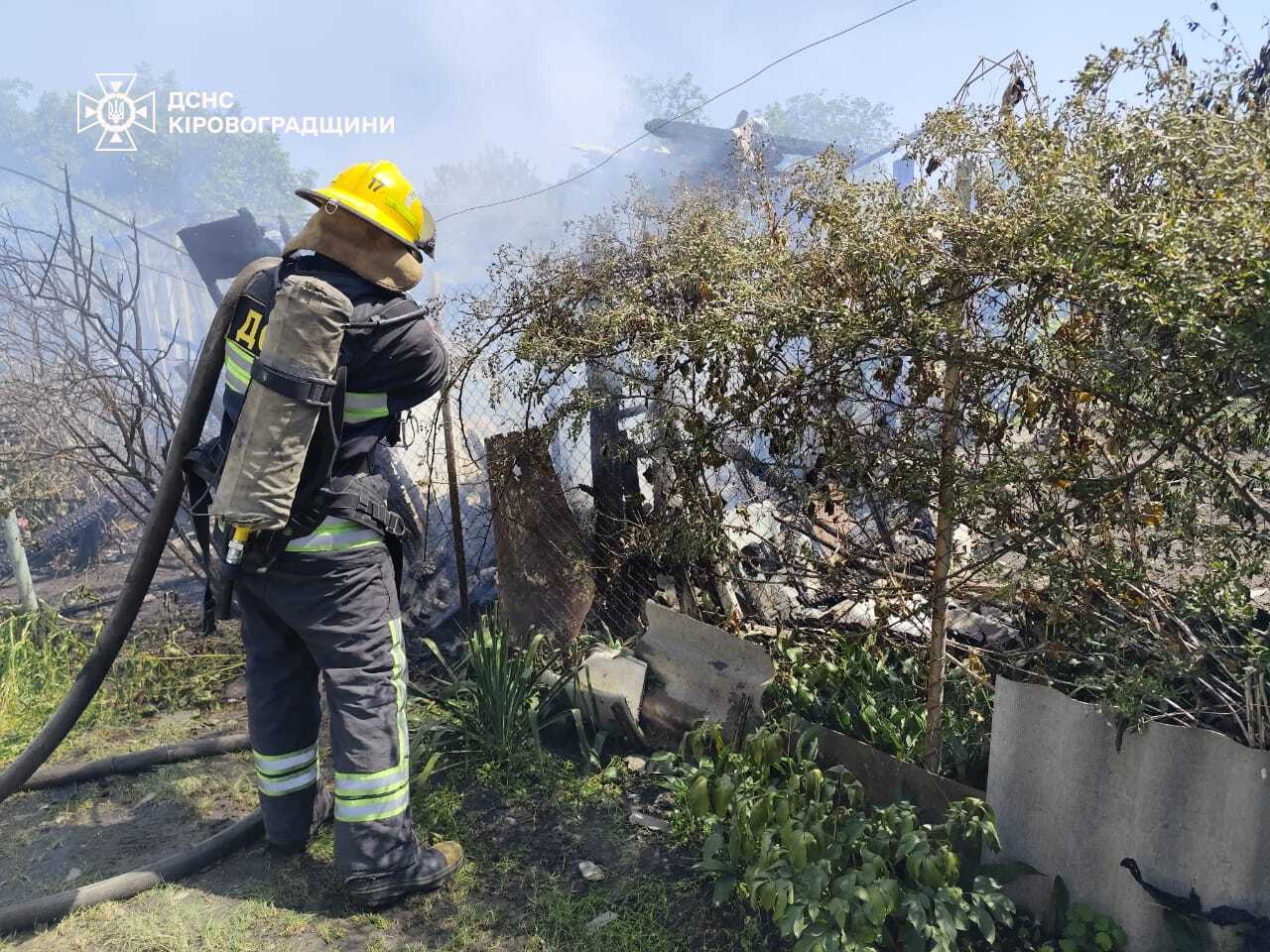 Рятувальники Кiровоградщини п’ять разiв гасили пожежi