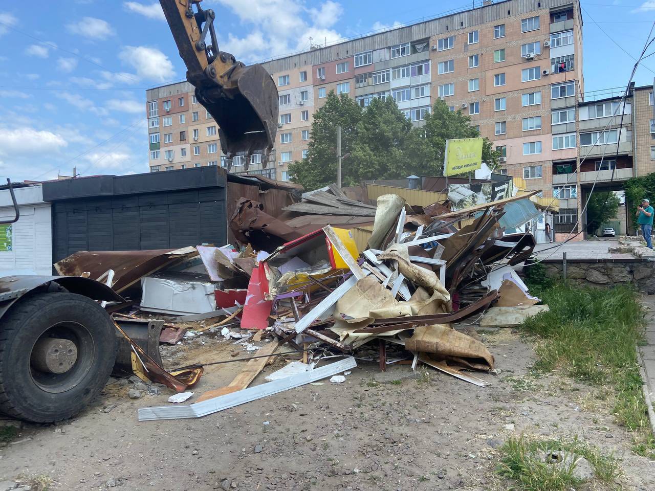 У мiстi на Кiровоградщинi демонтують ринок