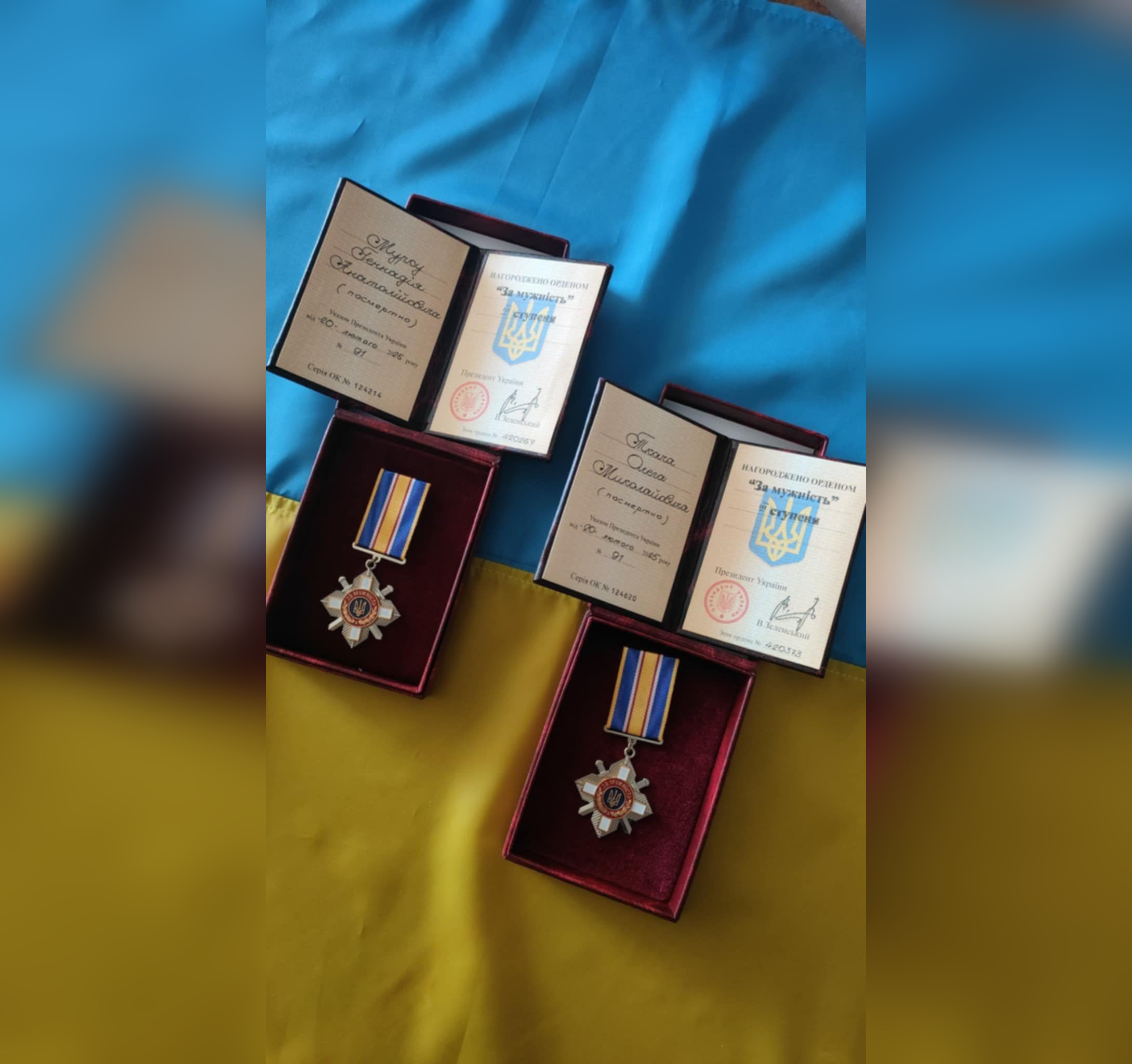 На Кіровоградщині передали нагороди рідним двох загиблих Героїв