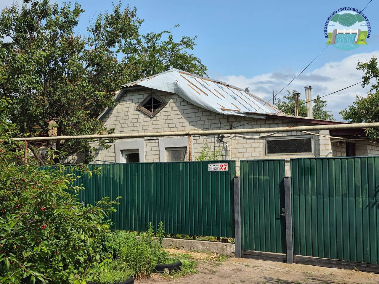 На Кіровоградщині відновлюють пошкоджені внаслідок атаки БпЛА будинки