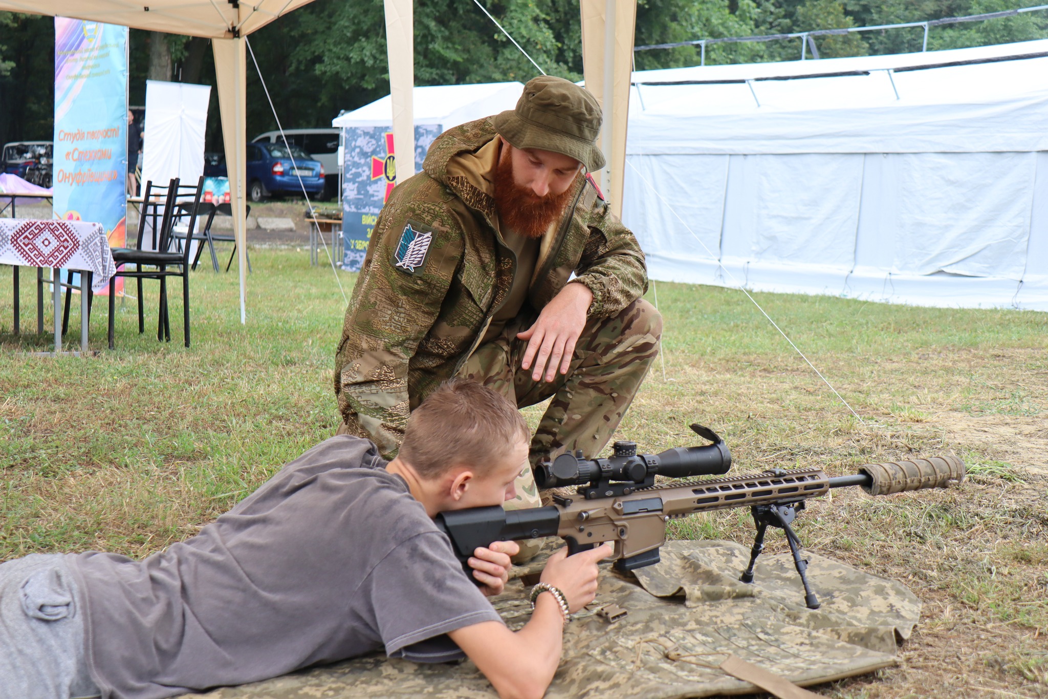 На Кіровоградщині провели військово-патріотичний табір «Онуфріївська Січ»