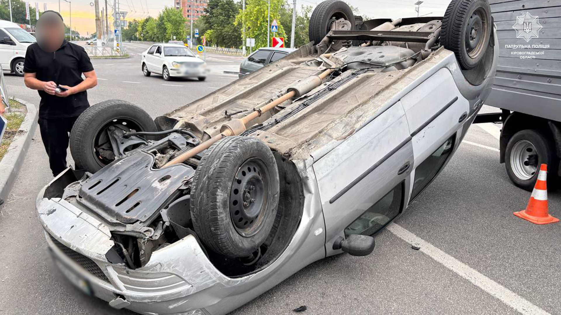 У Кропивницькому водій під наркотиками не впорався з керуванням