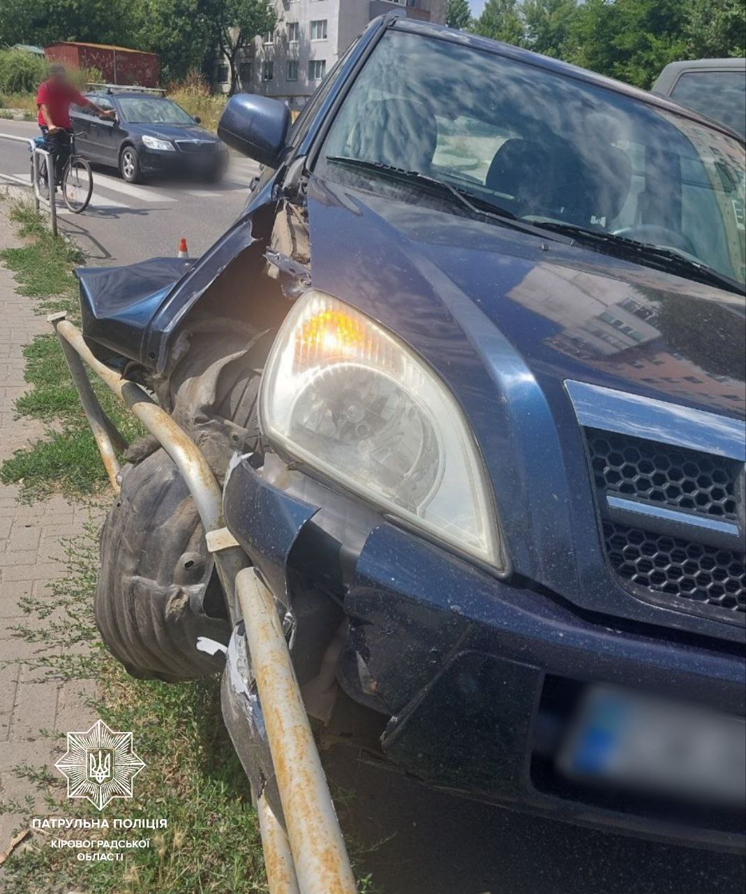 У середмісті Кропивницького водійка Chery скоїла ДТП