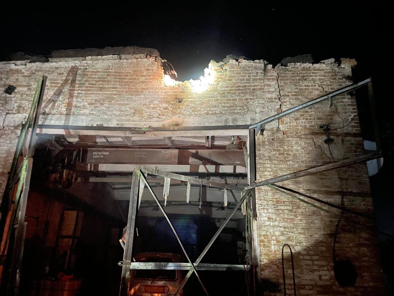 Ворожi дрони зруйнували на Кiровоградщинi споруду та технiку