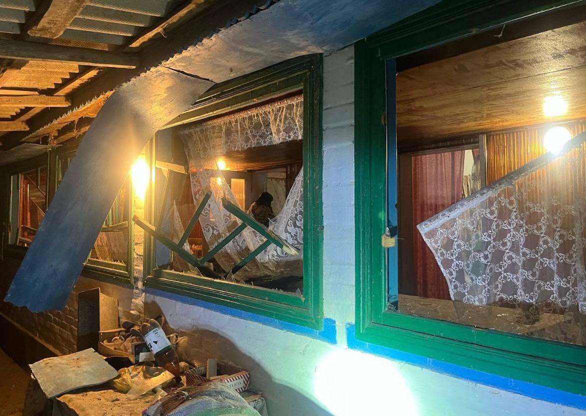 Пожежа та пошкодженi будинки: наслiдки дронової атаки на Кiровоградщинi