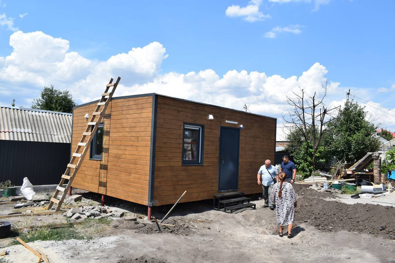 Модульнi будинки отримали кропивничани, чиє житло зруйнували обстрiли