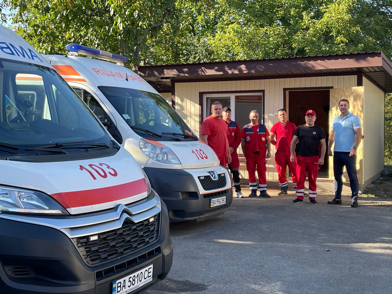 В громадi на Кiровоградщинi створили шиномонтаж для автомобiлiв “екстренок”