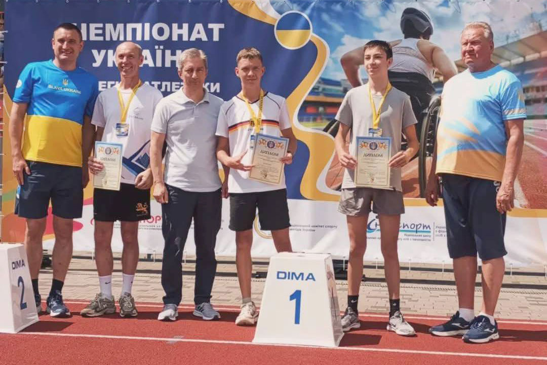 Параатлет з Кіровоградщини посів два перших місця на Чемпіонаті України