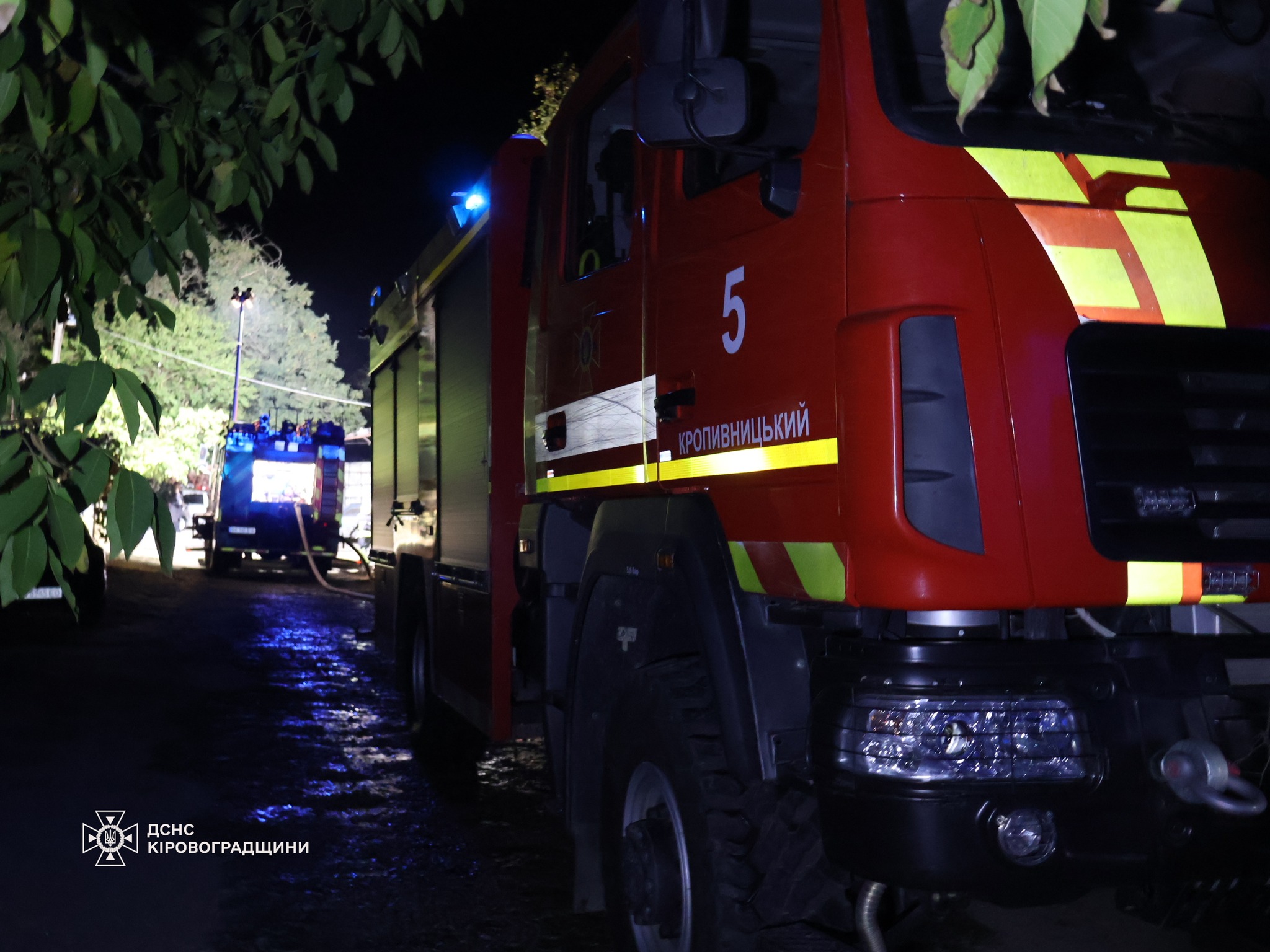 На Кіровоградщині спалахнув легковик Mitsubishi