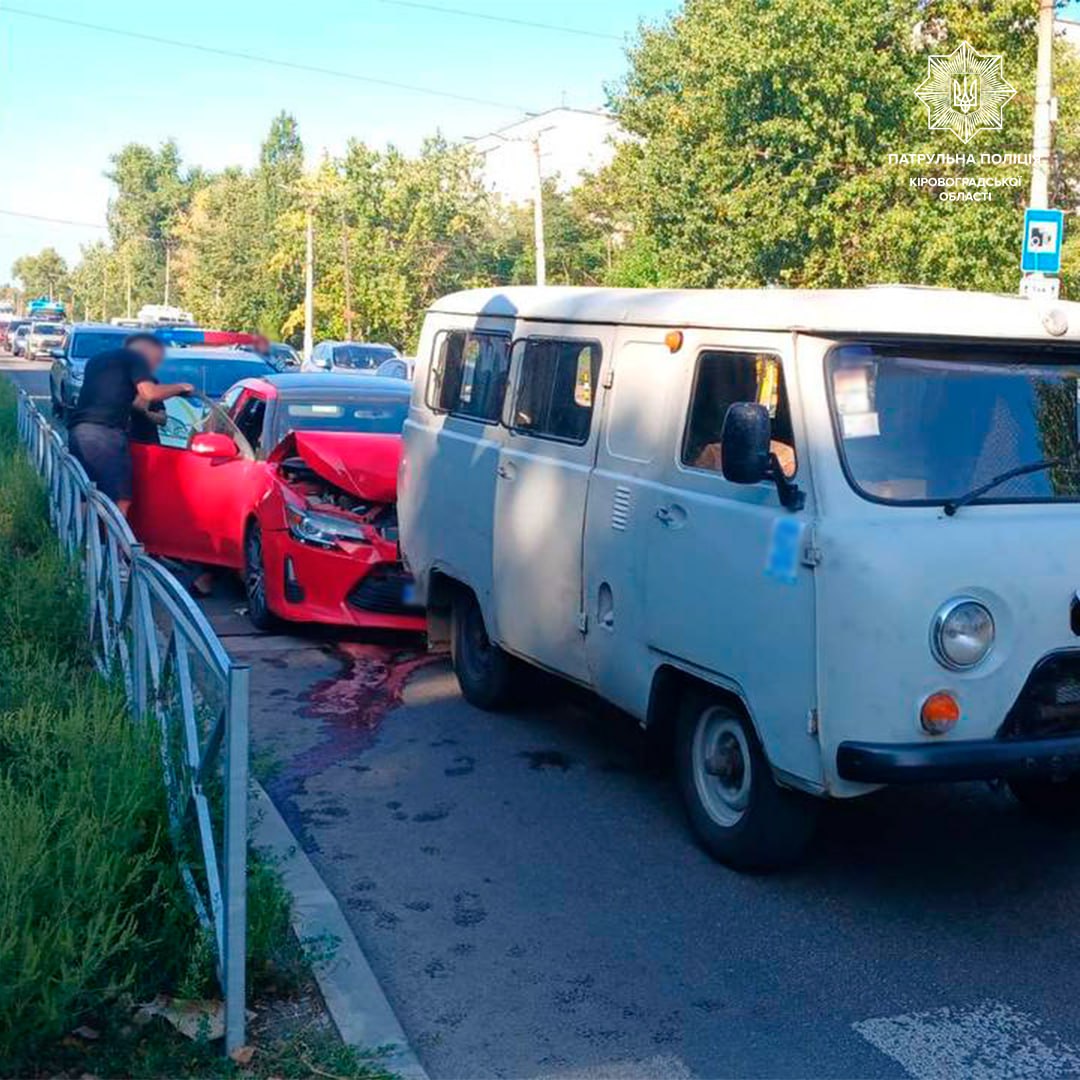 У Кропивницькому п’яна водійка стала винуватицею ДТП