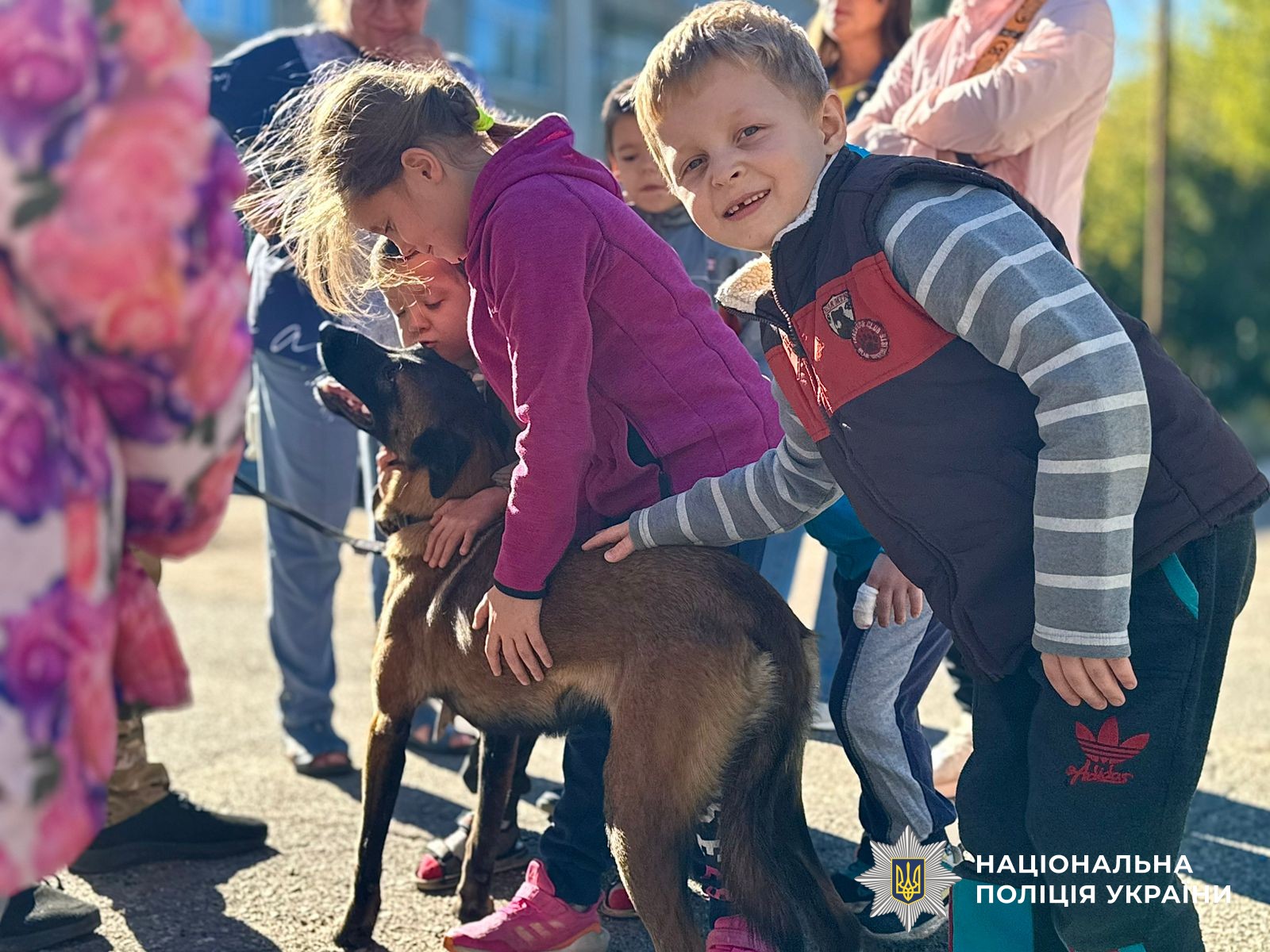 Дітлахи Кіровоградщини познайомилися зі службовими собаками