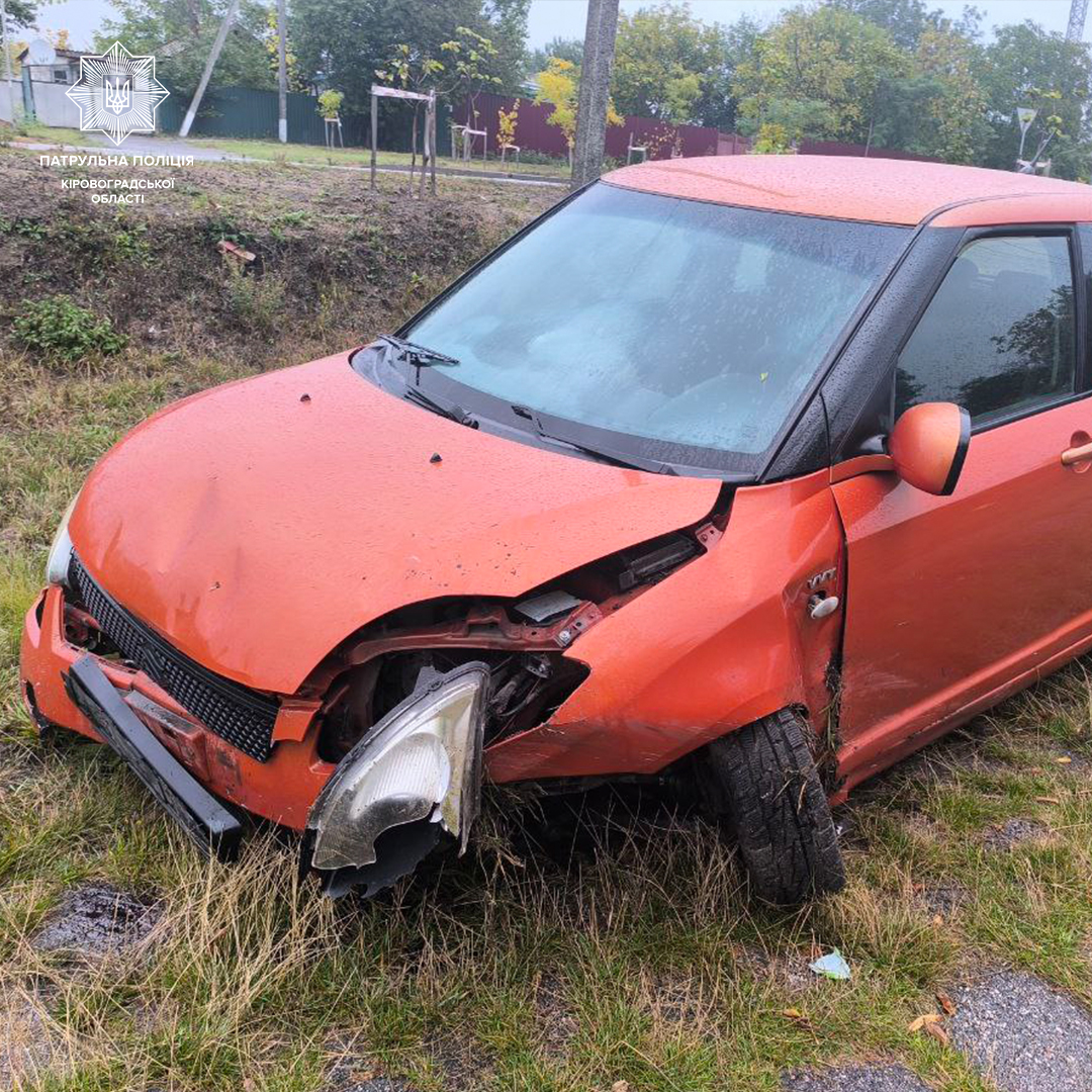 ДТП на Кіровоградщині: зіштовхнулися Suzuki та Volkswagen