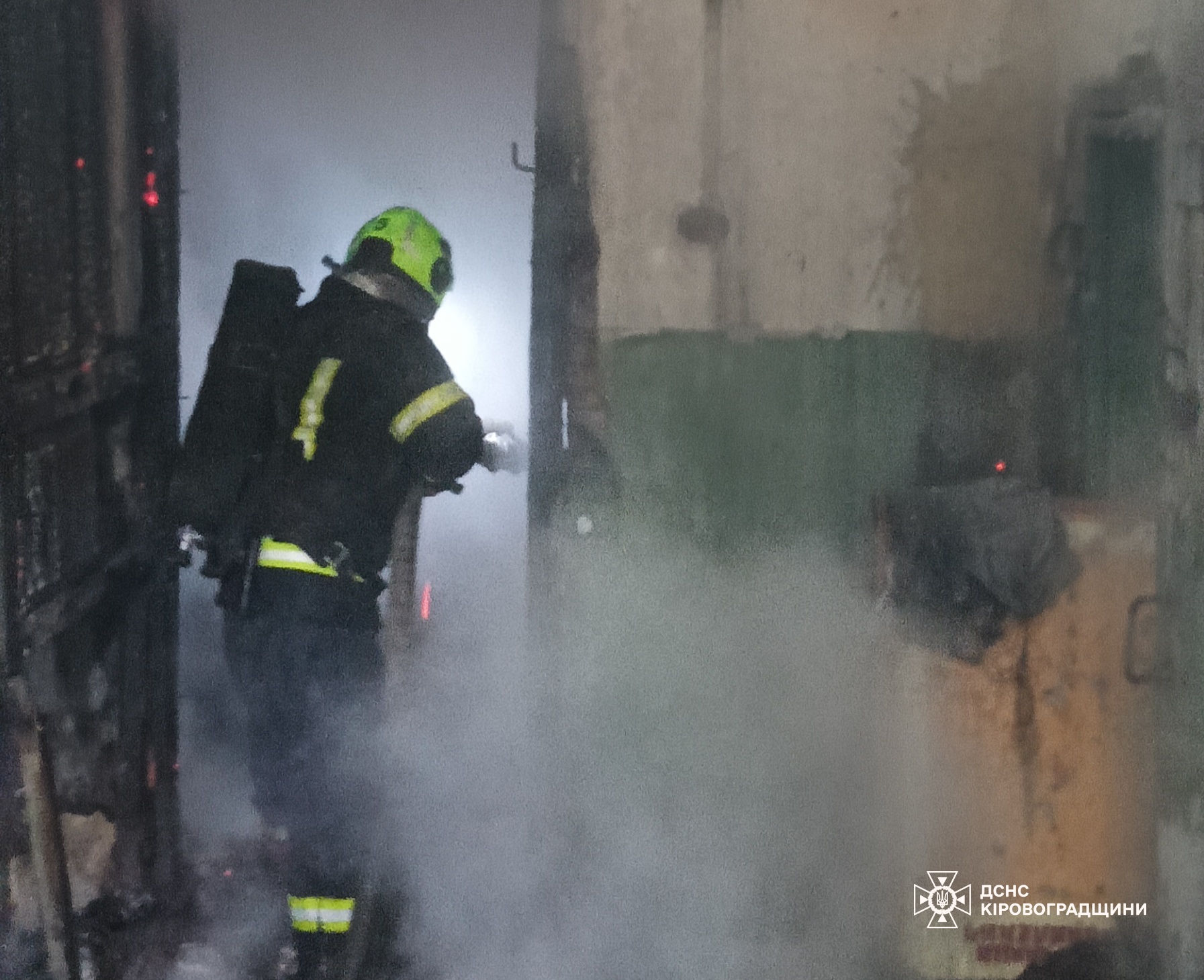 Рятувальникам Кіровоградщини довелося три рази виїжджати на гасіння пожеж