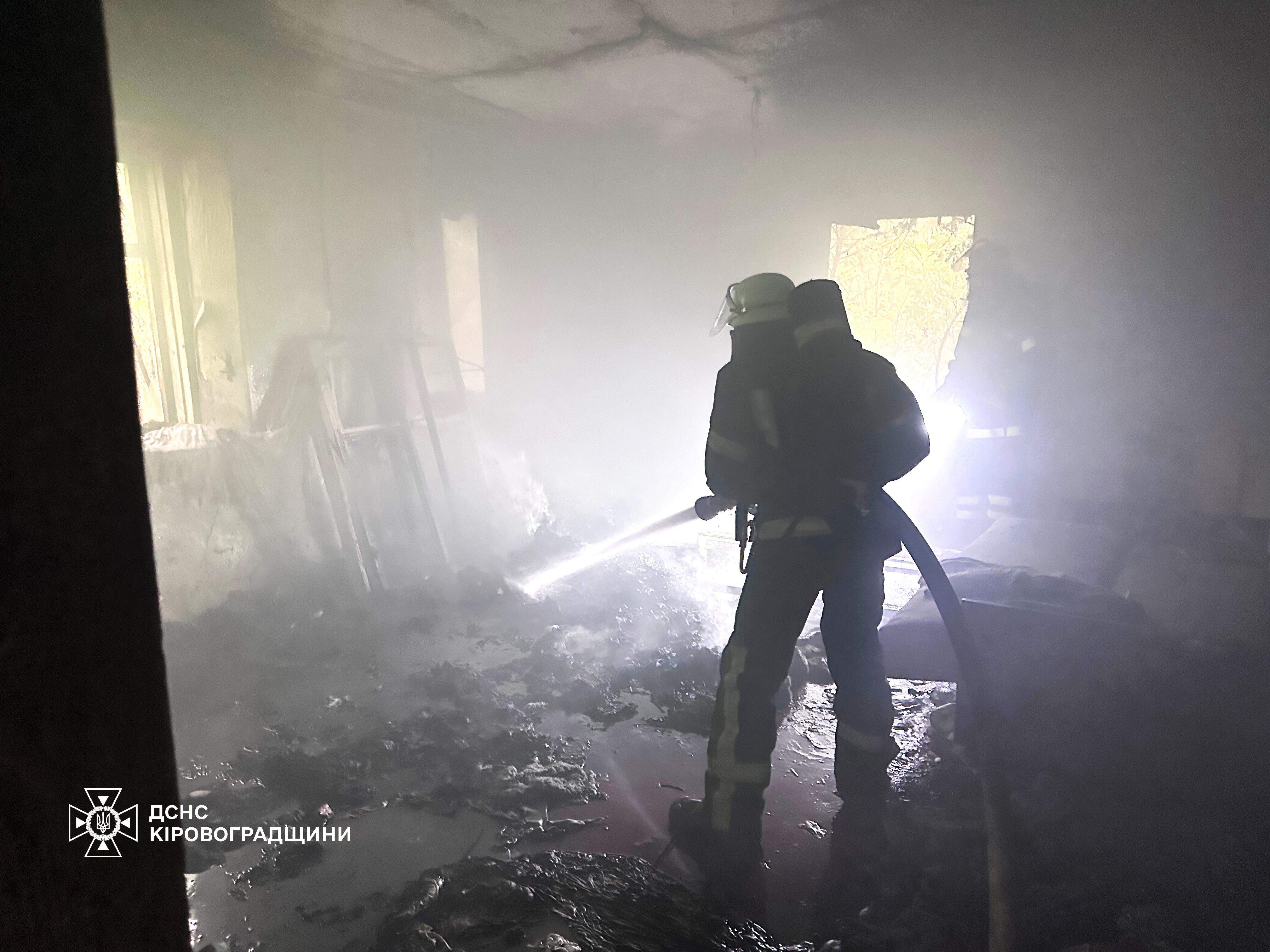 У пожежі на Кіровоградщині загинула жінка