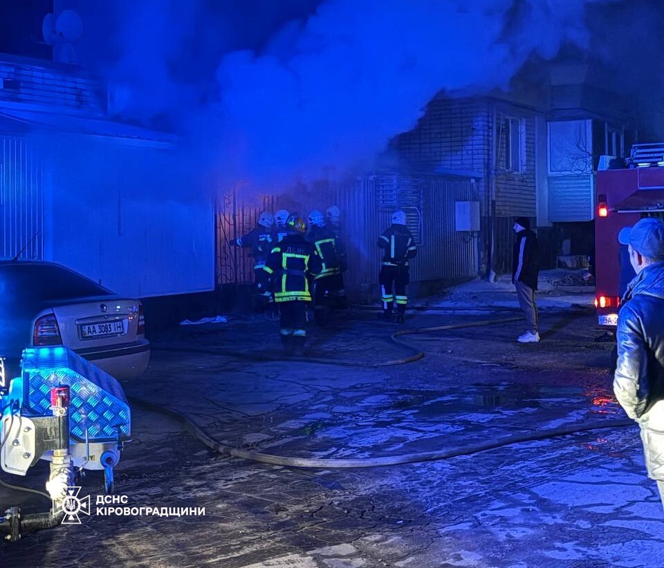 На Кіровоградщині загорівся генератор