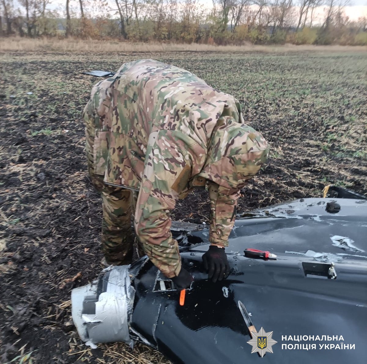 На Кіровоградщині вибухотехніки поліції знищили бойові частини БпЛА