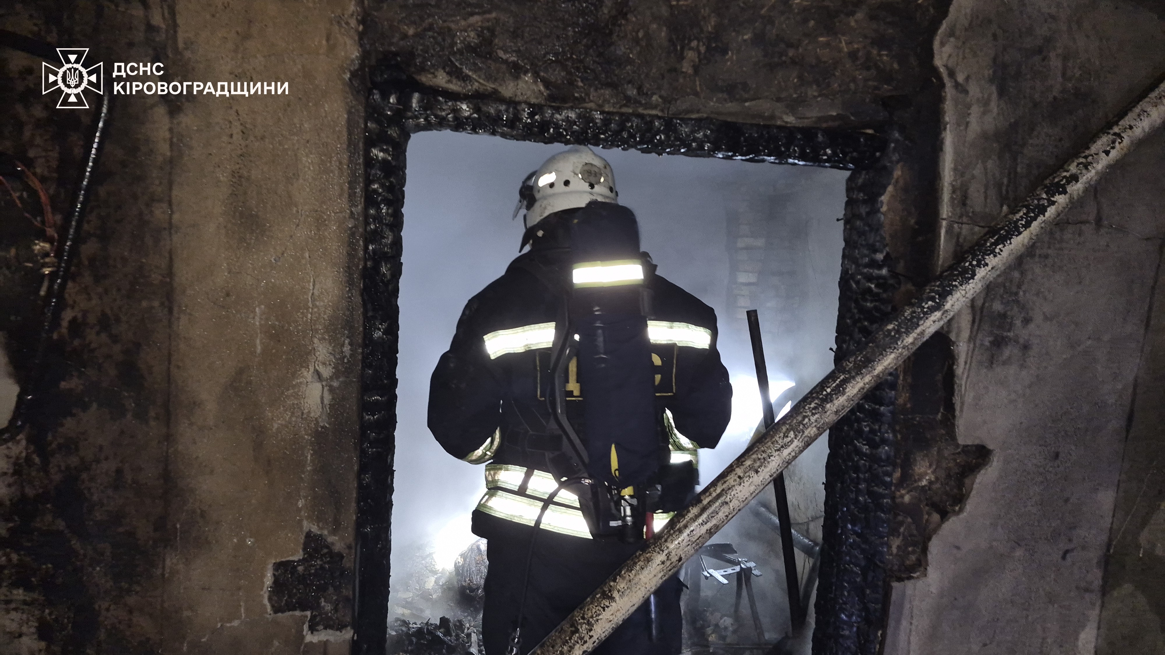 Вогонь забрав життя чоловіка у громаді на Кiровоградщині