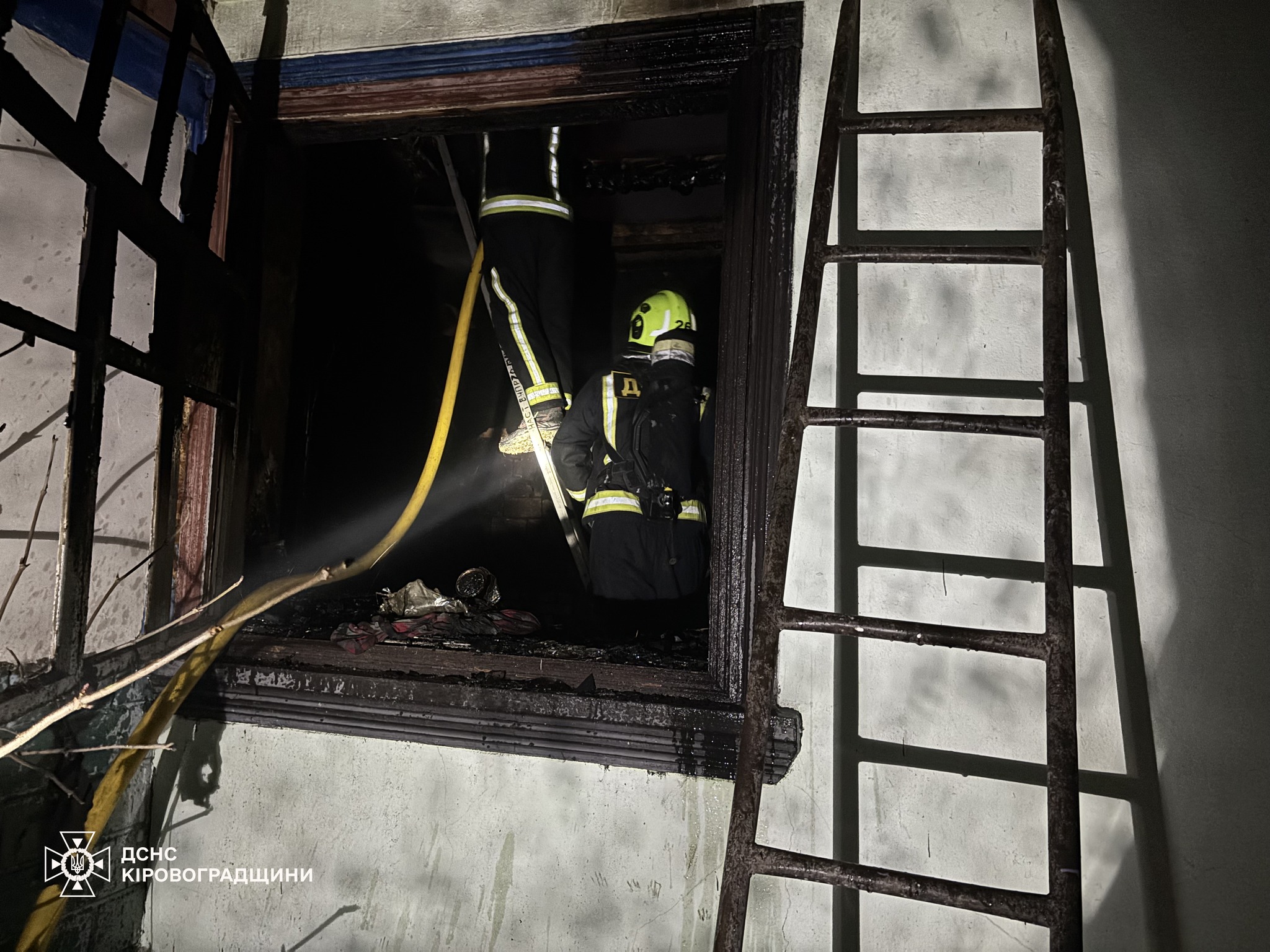 У пожежi на Кiровоградщинi постраждав чоловiк