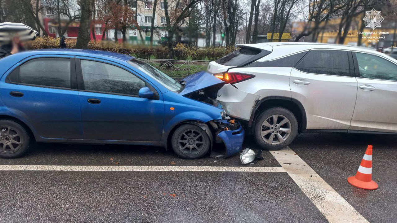 У Кропивницькому водій під наркотиками став винуватцем ДТП